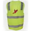 JB's Hi Vis (D+N) Zip Safety Vest Thumbnail