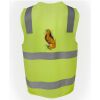 JB's Hi Vis (D+N) Zip Safety Vest Thumbnail