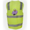 JB's Hi Vis (D+N) Zip Safety Vest Thumbnail