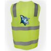 JB's Hi Vis (D+N) Zip Safety Vest Thumbnail