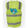 JB's Hi Vis (D+N) Zip Safety Vest Thumbnail