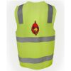 JB's Hi Vis (D+N) Zip Safety Vest Thumbnail
