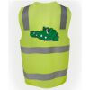 JB's Hi Vis (D+N) Zip Safety Vest Thumbnail
