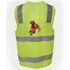 JB's Hi Vis (D+N) Zip Safety Vest Thumbnail