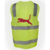 JB's Hi Vis (D+N) Zip Safety Vest Thumbnail