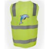 JB's Hi Vis (D+N) Zip Safety Vest Thumbnail