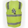 JB's Hi Vis (D+N) Zip Safety Vest Thumbnail