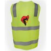JB's Hi Vis (D+N) Zip Safety Vest Thumbnail