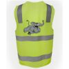 JB's Hi Vis (D+N) Zip Safety Vest Thumbnail