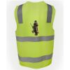 JB's Hi Vis (D+N) Zip Safety Vest Thumbnail