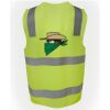 JB's Hi Vis (D+N) Zip Safety Vest Thumbnail
