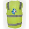 JB's Hi Vis (D+N) Zip Safety Vest Thumbnail