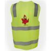 JB's Hi Vis (D+N) Zip Safety Vest Thumbnail