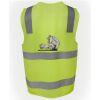 JB's Hi Vis (D+N) Zip Safety Vest Thumbnail