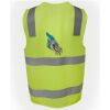 JB's Hi Vis (D+N) Zip Safety Vest Thumbnail