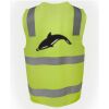 JB's Hi Vis (D+N) Zip Safety Vest Thumbnail