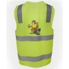 JB's Hi Vis (D+N) Zip Safety Vest Thumbnail