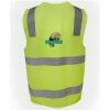 JB's Hi Vis (D+N) Zip Safety Vest Thumbnail