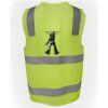 JB's Hi Vis (D+N) Zip Safety Vest Thumbnail
