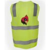 JB's Hi Vis (D+N) Zip Safety Vest Thumbnail