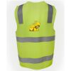 JB's Hi Vis (D+N) Zip Safety Vest Thumbnail