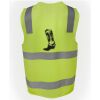 JB's Hi Vis (D+N) Zip Safety Vest Thumbnail