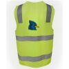JB's Hi Vis (D+N) Zip Safety Vest Thumbnail