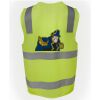 JB's Hi Vis (D+N) Zip Safety Vest Thumbnail