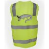 JB's Hi Vis (D+N) Zip Safety Vest Thumbnail
