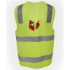 JB's Hi Vis (D+N) Zip Safety Vest Thumbnail