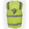 JB's Hi Vis (D+N) Zip Safety Vest Thumbnail