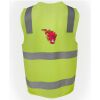 JB's Hi Vis (D+N) Zip Safety Vest Thumbnail