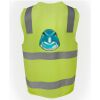 JB's Hi Vis (D+N) Zip Safety Vest Thumbnail