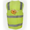 JB's Hi Vis (D+N) Zip Safety Vest Thumbnail