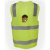 JB's Hi Vis (D+N) Zip Safety Vest Thumbnail