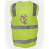 JB's Hi Vis (D+N) Zip Safety Vest Thumbnail