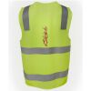 JB's Hi Vis (D+N) Zip Safety Vest Thumbnail
