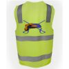 JB's Hi Vis (D+N) Zip Safety Vest Thumbnail