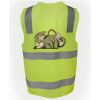 JB's Hi Vis (D+N) Zip Safety Vest Thumbnail