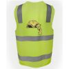 JB's Hi Vis (D+N) Zip Safety Vest Thumbnail