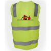 JB's Hi Vis (D+N) Zip Safety Vest Thumbnail
