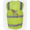 JB's Hi Vis (D+N) Zip Safety Vest Thumbnail