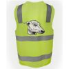 JB's Hi Vis (D+N) Zip Safety Vest Thumbnail