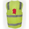 JB's Hi Vis (D+N) Zip Safety Vest Thumbnail
