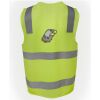 JB's Hi Vis (D+N) Zip Safety Vest Thumbnail