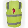 JB's Hi Vis (D+N) Zip Safety Vest Thumbnail