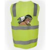 JB's Hi Vis (D+N) Zip Safety Vest Thumbnail