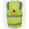 JB's Hi Vis (D+N) Zip Safety Vest Thumbnail