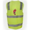 JB's Hi Vis (D+N) Zip Safety Vest Thumbnail