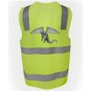 JB's Hi Vis (D+N) Zip Safety Vest Thumbnail